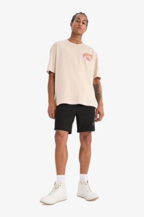 DeFactoFit NBA Miami Heat Standart Fit Kısa Paça Şort B9915AX25SPBK81