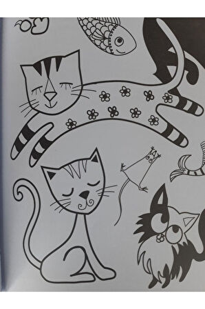 Boyama Kitabı - Coloring Book - 24x33,5 Cm