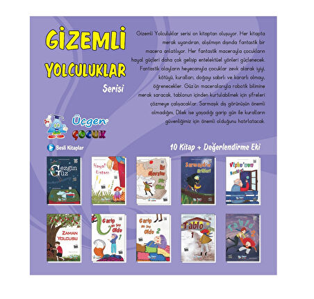 GİZEMLİ YOLCULUKLAR Serisi - 10 Kitap + Değerlendirme Eki