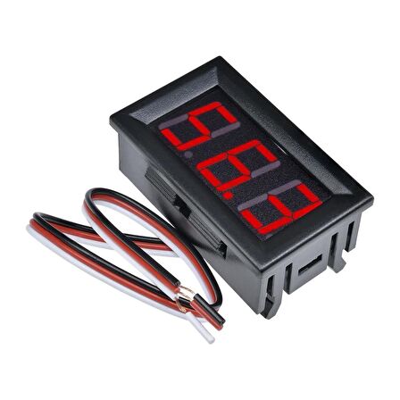 0.56 inç 0-99.9V DC LED Dijital Kırmızı Voltmetre
