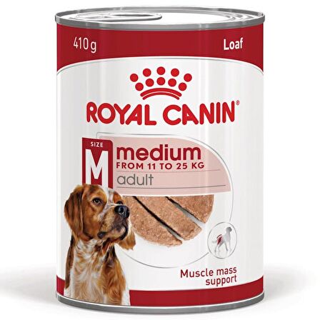 Royal Canin Orta Irklar için Yaş Konserve Köpek Maması 410g