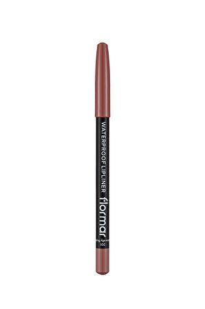 Flormar Suya Dayanıklı Dudak Kalemi - Waterproof Lipliner (Nude) - 201 NTRLLY NUDE - 8690604111015