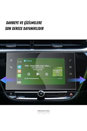 Opel Corsa F Kasa 7“ Navigasyon ve Multimedya Nano Ekran Koruyucu