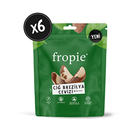 Çiğ Brezilya Cevizi 75 gr x 6 Adet