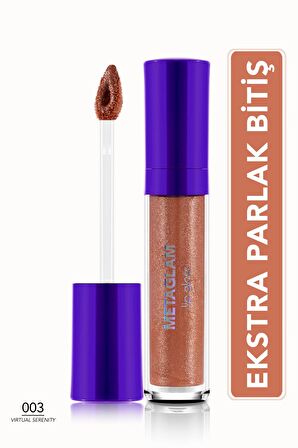 Flormar Metaglam Yoğun Işıltılı & Nemlendirici Etkili Dudak Parlatıcısı-003 Vırtual Serenıty-8682536080798