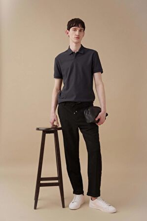 DeFacto Modern Fit Polo Yaka Basic Düz Dokulu Kısa Kollu Tişört B6374AX24SPAR192