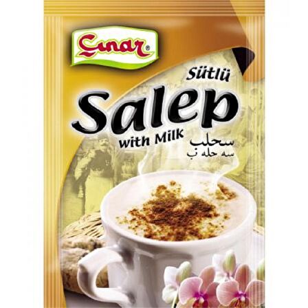 ÇINAR SÜTLÜ SALEP AROMALI İÇECEK TOZU TEKLİ 18 GR