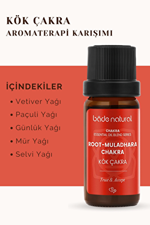 Bade Natural Kök Çakra Aromaterapi Karışımı 10 ml