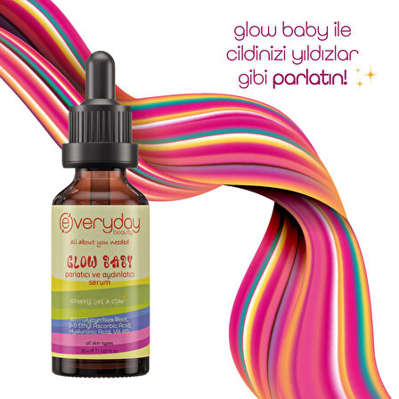 Glow Baby Parlatıcı ve Aydınlatıcı Serum 30 ml