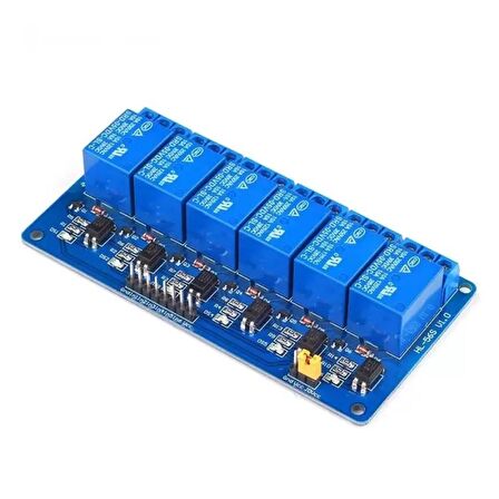 24V 6 Kanallı Optokuplörlü Röle