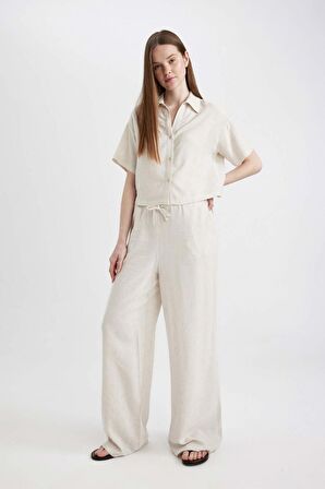 DeFacto Oversize Fit Kısa Kollu Gömlek C4845AX24SMBG155