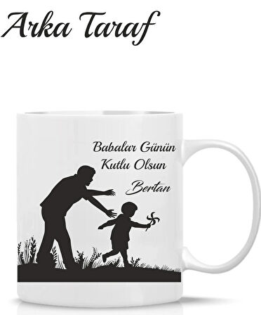 Babalar Gününe Özel Baskılı Kupa Bardak