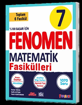 Fenomen Yayınları 7. Sınıf Matematik Fasikül Seti