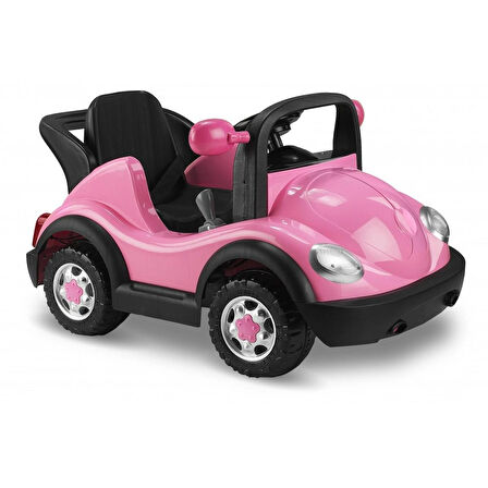 Babyhope W-431R Akülü Araba 12V Pembe 