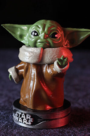 Baby Yoda Figürü - Star Wars Grogu - The Mandalorian - 10 Cm