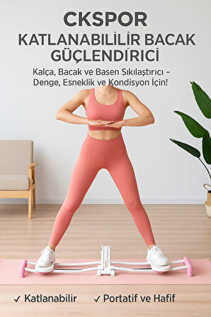 Katlanabilir Bacak Güçlendirici Denge Duruşu Sağlayıcı Spor Aleti Bacak Kondisyon Aleti