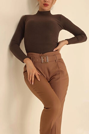 Fitilli Triko Uzun Kol Slim Fit Bady - Görseller Referans Olsun - Dar Kalıp Vücudu Sarar.