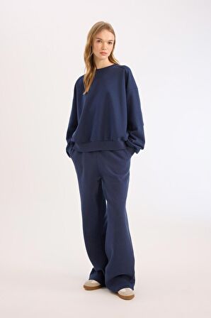 DeFacto Coool Wide Leg Eşofman Altı Beli Lastikli Geniş Bol Paça B3345AX25SPNV241