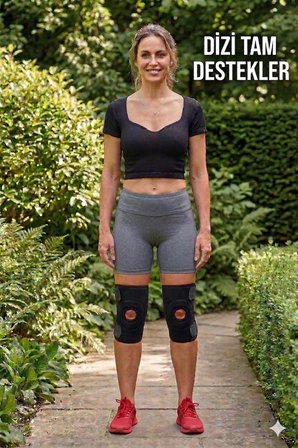 Medikal Diz Korsesi Patella Menisküs Ligament Destekli Ayarlanabilir Koruyucu Sporcu Dizlik