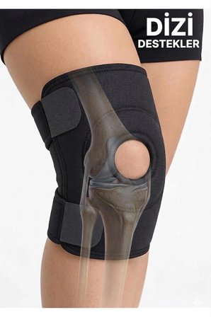 Medikal Diz Korsesi Patella Menisküs Ligament Destekli Ayarlanabilir Koruyucu Sporcu Dizlik