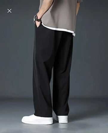 Oversize Baggy Unisex Eşofman Altı – Streetwear %100 Pamuk 2 İplik Kaliteli Kumaş