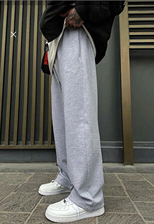 Oversize Baggy Unisex Eşofman Altı – Streetwear %100 Pamuk 2 İplik Kaliteli Kumaş