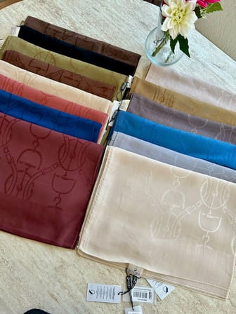 Noura Scarf Diamond Maria Şal Bakır