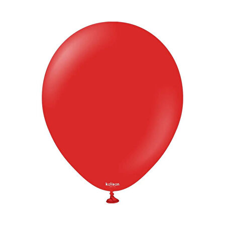 Gemar Parti Doğum Günü Organizasyon Balon - 28 Cm. - Kırmızı - 100 Adet 