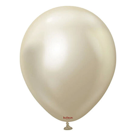 Gemar Parti Doğum Günü Organizasyon Balon - 28 Cm. - Ivory - İnci Beyaz - 100 Adet 