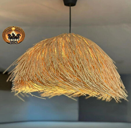 Bali Bambu Rattan Avize Tropikal Kaçış