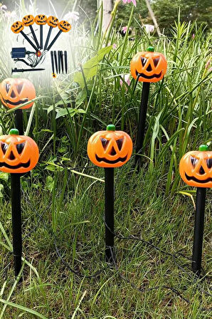 Bal Kabağı Kazıklı Solar LED Işık, Cadılar Bayramı Güneş Enerjili Hallowen Zemin Yürüyüş Yolu Işığı