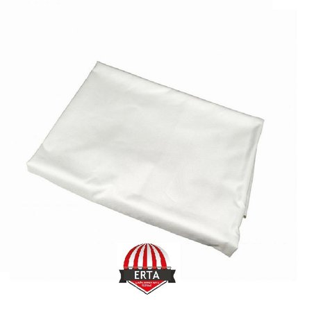 4.5 METRE X 90 CM BEYAZ Renk Polyester Balkon Demiri Brandası Su Geçirmez 1.sınıf 650g
