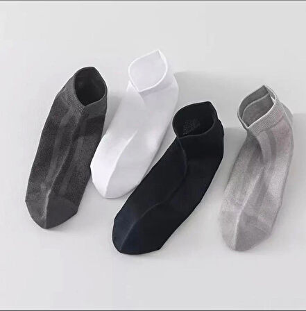 Bambu Erkek Ultra Comfort Dikişsiz Terletmeyen Patik Çorap 5'Çift