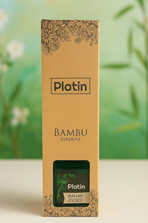 Platin Bahar Çiçekli Bambu Çubuklu Oda Kokusu