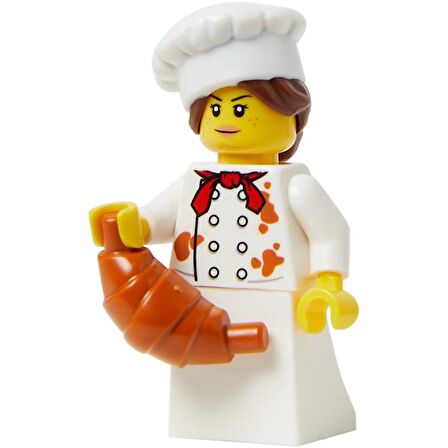 Orjinal Lego Minifigür Patisserie Chef