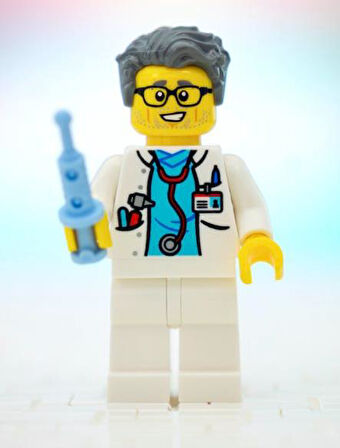 Orjinal Lego Minifigür Doctor