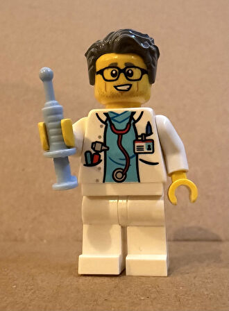 Orjinal Lego Minifigür Doctor