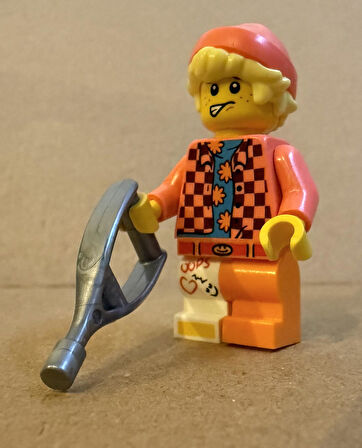 Orjinal Lego Minifigür Leg in Cast Fan