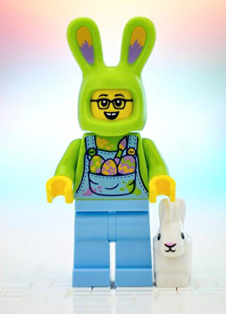 Orjinal Lego Minifigür Easter Egg Hunt Fan