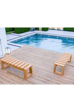 DizyWood Masif Ahşap Bank Bench – Dekoratif Oturma Bankı