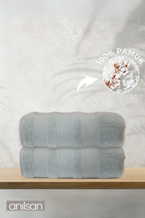 2'li Solen Banyo Havlusu - 70x140 Cm, 570gr, %100 pamuk, Spa Ve Otel Havlusu, Günlük Kullanıma Uygun