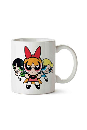 Powerpuff Girls Cartoon Network Porselen Kupa Bardak