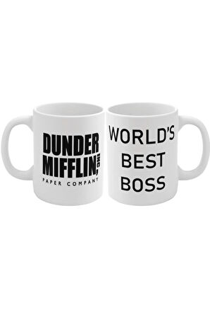 The Office Tv Series World's Best Boss Baskılı Kupa Bardak