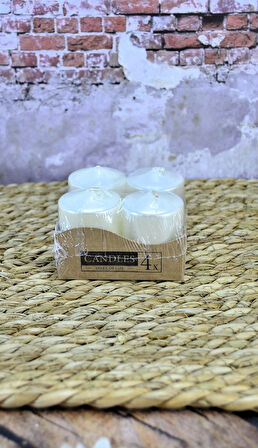 Bar Mumu Baton Mum 4 lü 38 mm Çap 50 mm Uzunluk Metalik Boya 