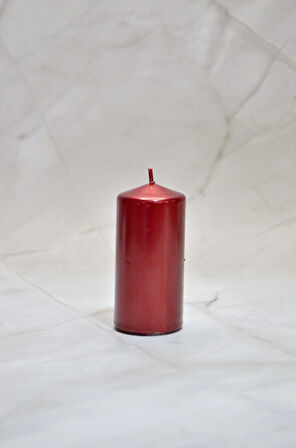 Bar Mumu Baton Mum Tekli 38 mm Çap 80 mm Uzunluk Varaklı Boya Kokusuz Silindir Mum – Parafin Wax 