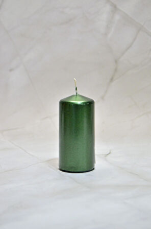 Bar Mumu Baton Mum Tekli 38 mm Çap 80 mm Uzunluk Metalik Boya Kokusuz Silindir Mum – Parafin Wax 