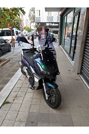 Barossa ADV 125 Siperlik Ön Cam 2024 Model 57cm Açıkfüme Renkli 4mm KISA SPOR CAM