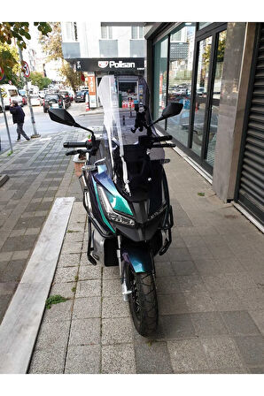 Barossa ADV 125 Siperlik Ön Cam 2024 Model 65cm Açıkfüme Renkli 4mm ORTA BOYLU CAM