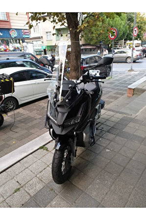 Barossa ADV 125 Siperlik Ön Cam 2024 Model 65cm Şeffaf Renkli 4mm ORTA BOYLU CAM