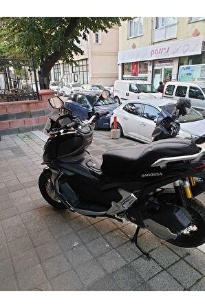 Barossa ADV 125 Siperlik Ön Cam 2024 Model 65cm Şeffaf Renkli 4mm ORTA BOYLU CAM